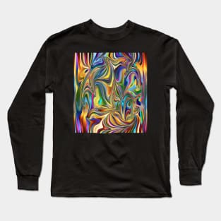 Abstract Background Long Sleeve T-Shirt